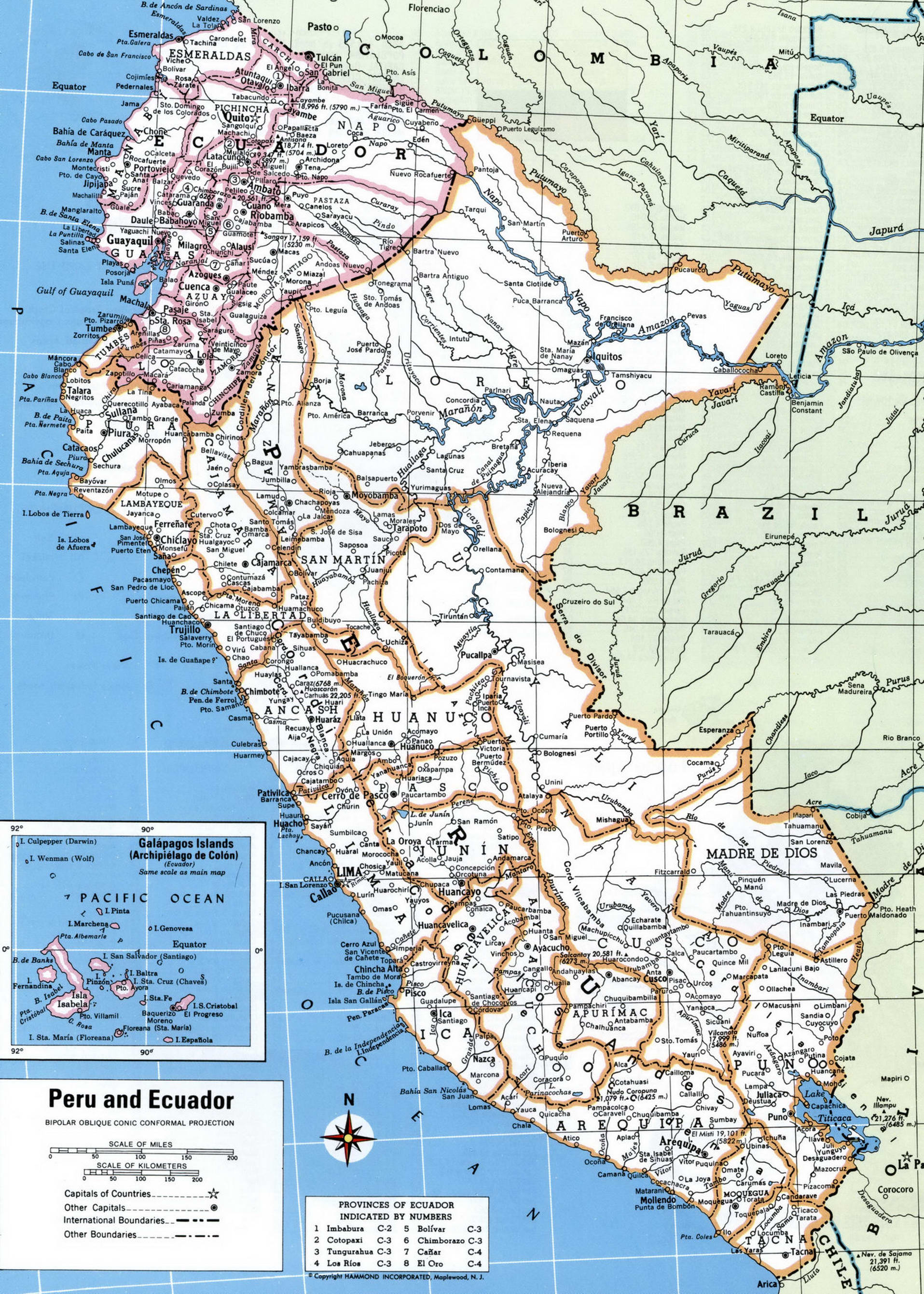 Peru map. Detailed map of Peru with cities, towns, borders, and names of regions Peru map. Detailed map of Peru with cities, towns, borders, and names of regions