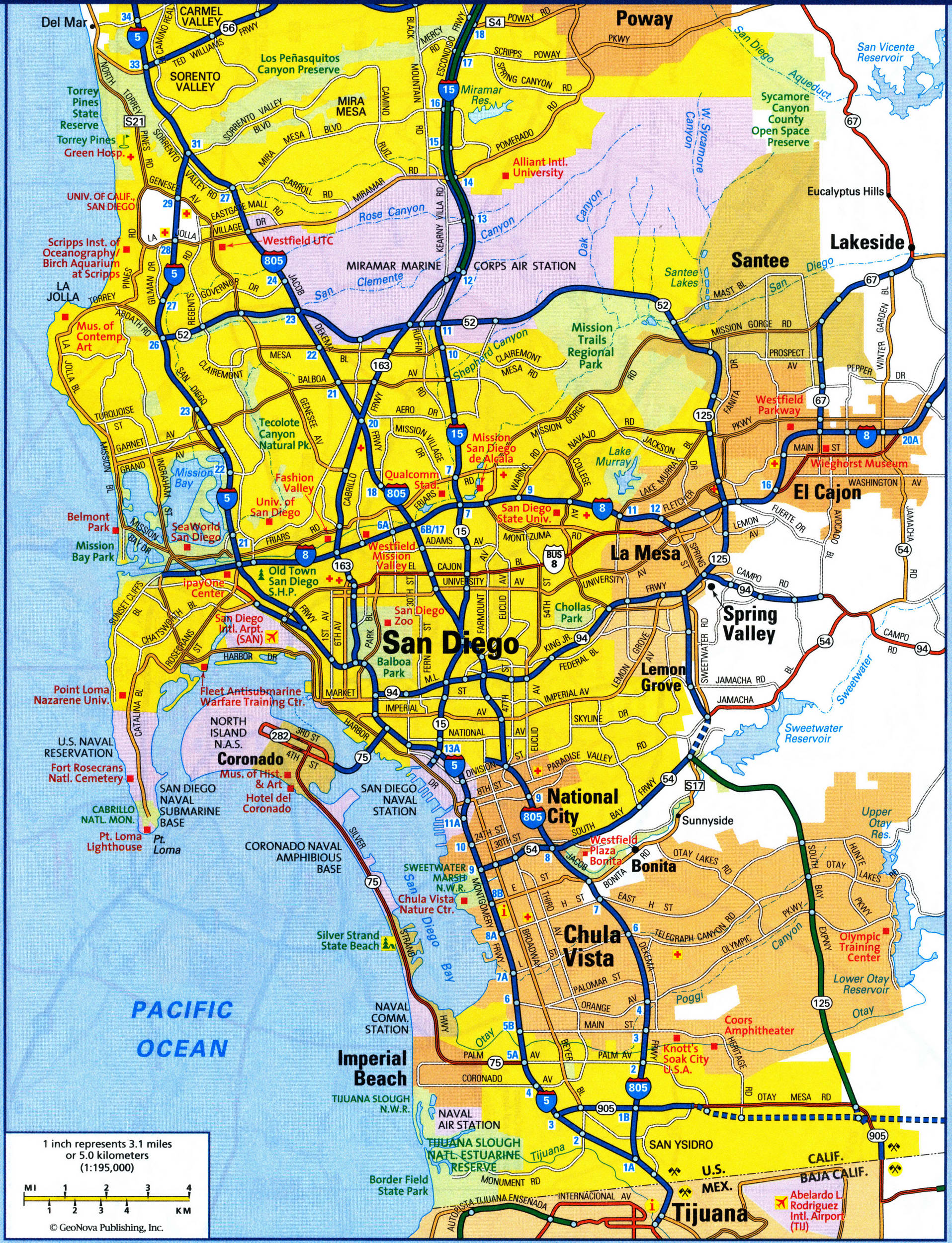 map of San Diego city. Detailed updated map of all roads in San Diego and the suburbs map of San Diego city. Detailed updated map of all roads in San Diego and the suburbs