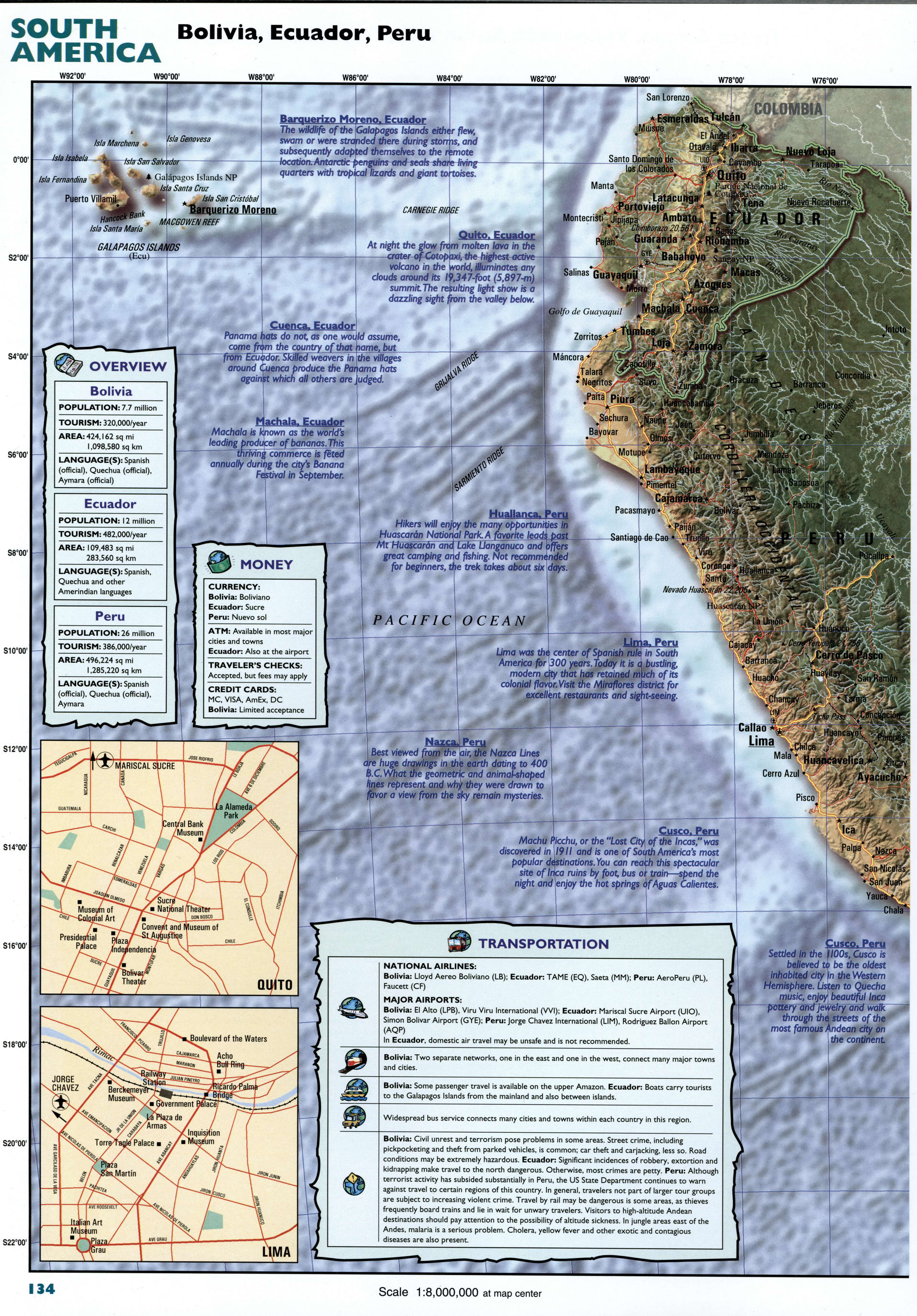 Peru and Ecuador map. Detailed map of Peru, Ecuador, Bolivia with cities and borders. Peru and Ecuador map. Detailed map of Peru, Ecuador, Bolivia with cities and borders.