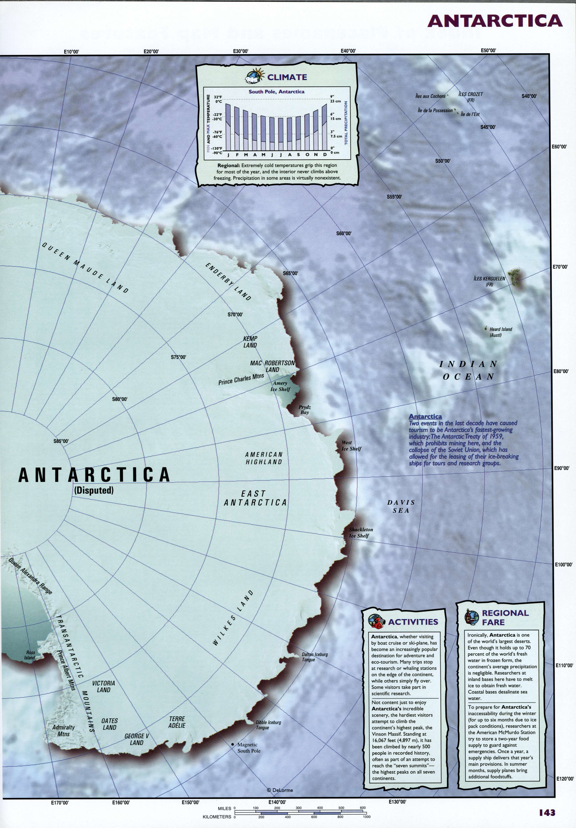 map of Antarctica continent. Map of eastern Antarctica. A large map of Antarctica made from two fragments. The geographical South Pole on the map of Antarctica. map of Antarctica continent. Map of eastern Antarctica. A large map of Antarctica made from two fragments. The geographical South Pole on the map of Antarctica.