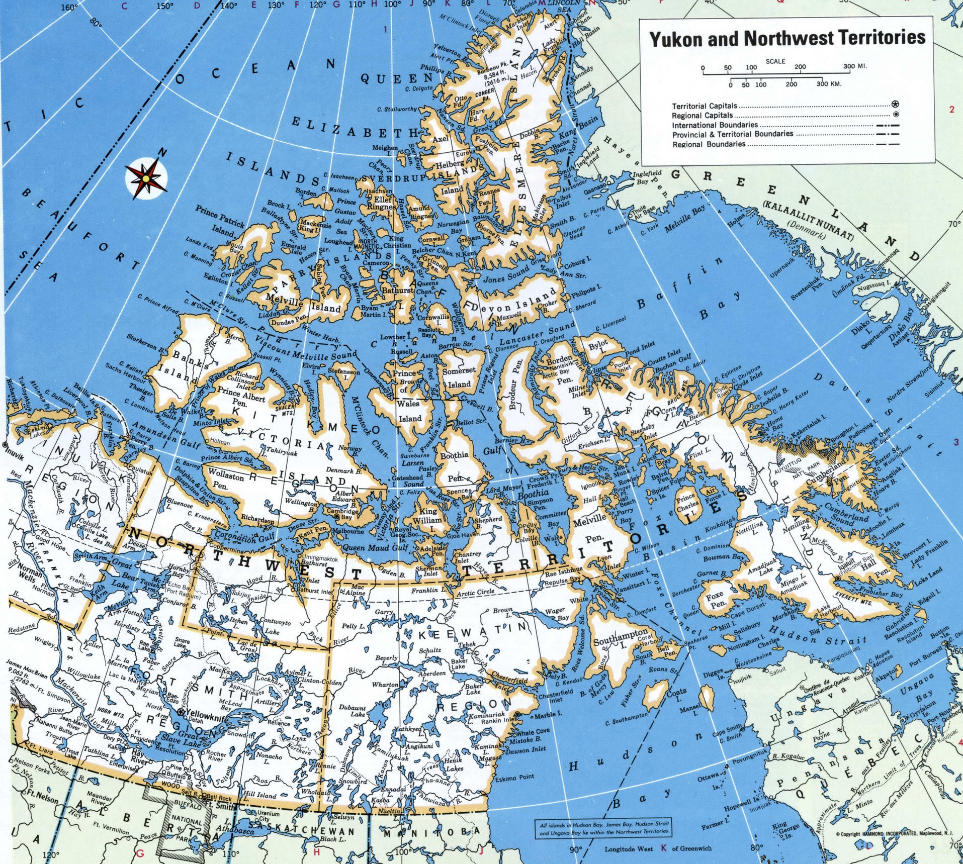 Map of Yukon