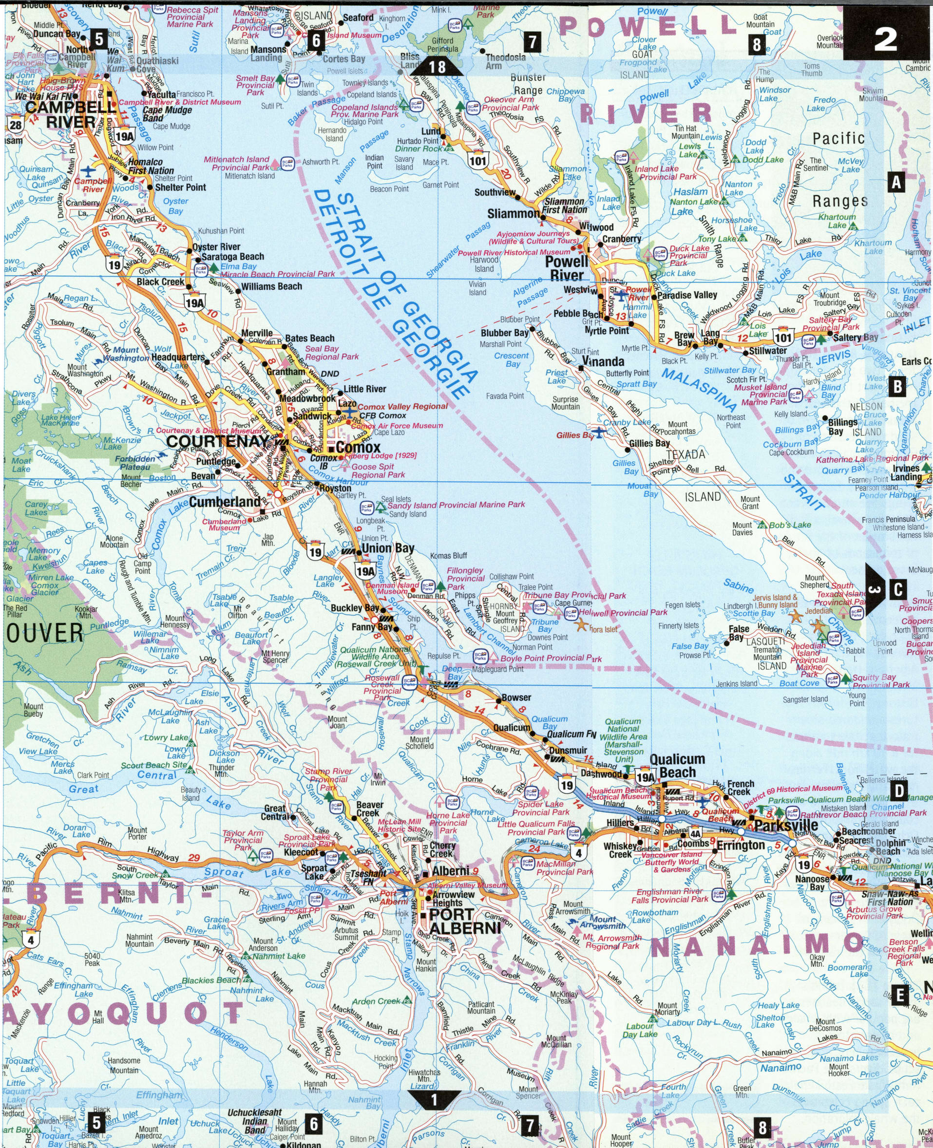 Courtenay Vancouver Island map. Detailed map of Vancouver Island with streets, roads, and highways Courtenay Vancouver Island map. Detailed map of Vancouver Island with streets, roads, and highways