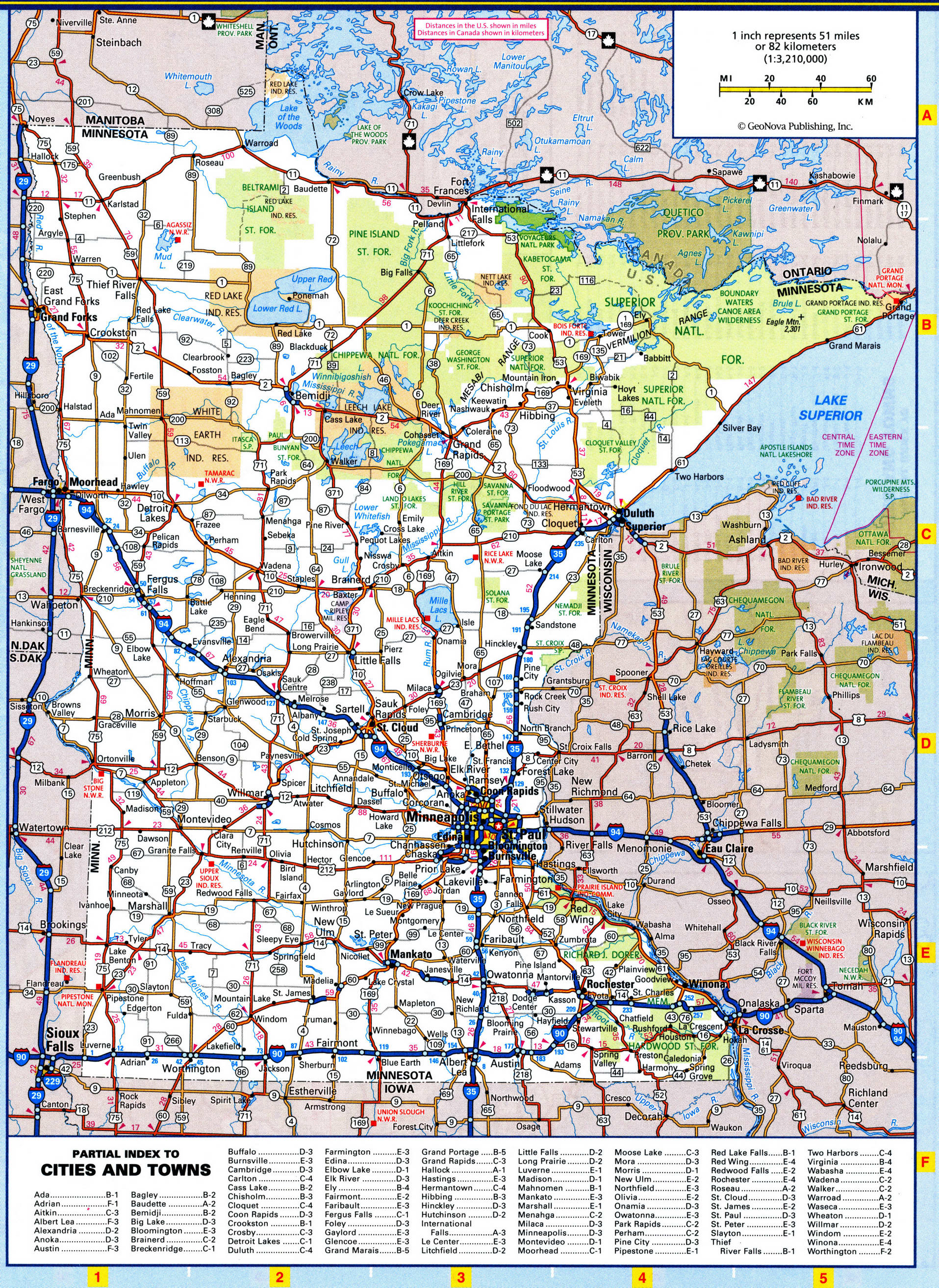 Minnesota highways map. Detailed map of the Minnesota highway with cities, villages, and rest areas. Minnesota highways map. Detailed map of the Minnesota highway with cities, villages, and rest areas.