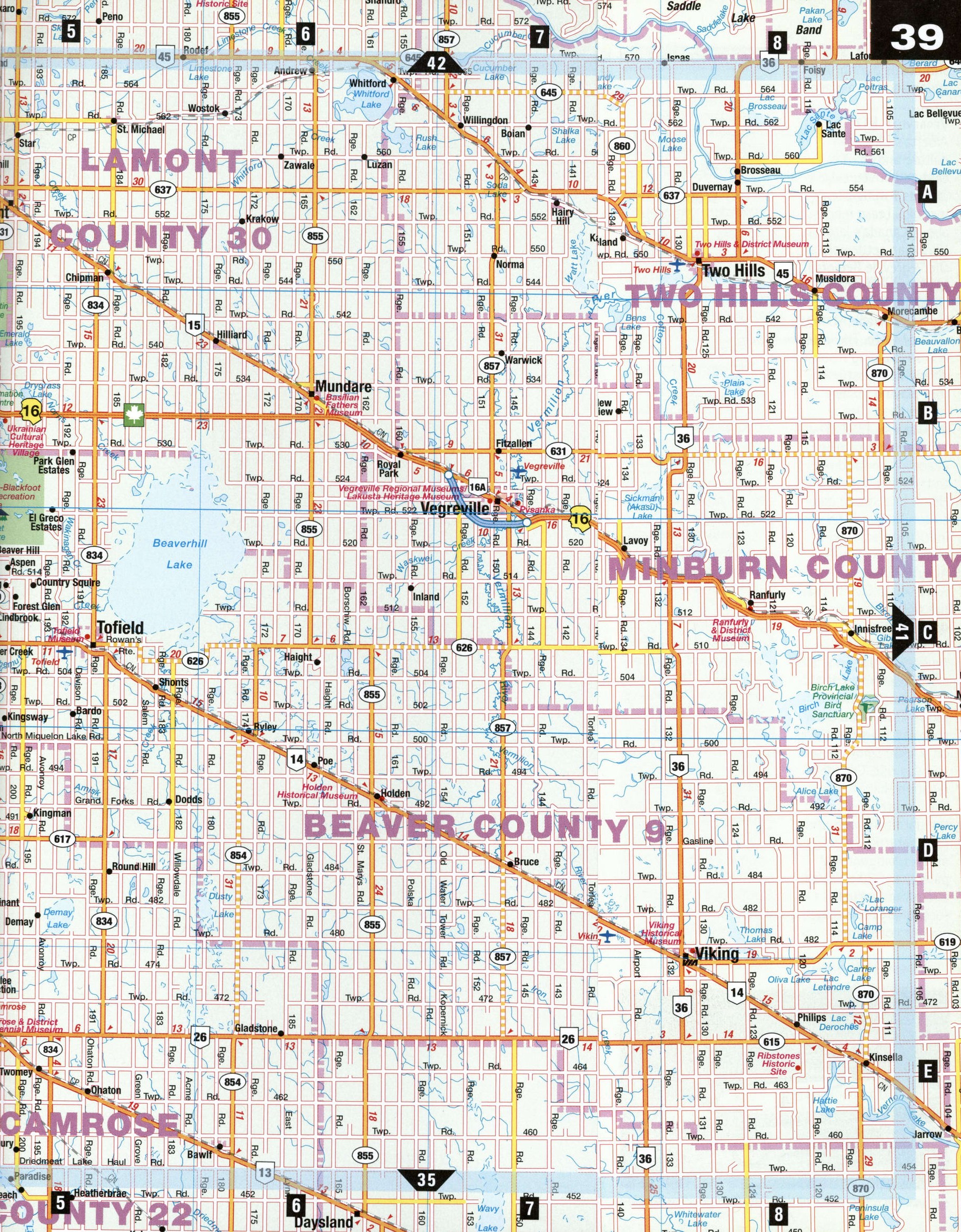 Edmonton surrounding area map. Detailed map of Edmonton with streets, roads, and highways Edmonton surrounding area map. Detailed map of Edmonton with streets, roads, and highways