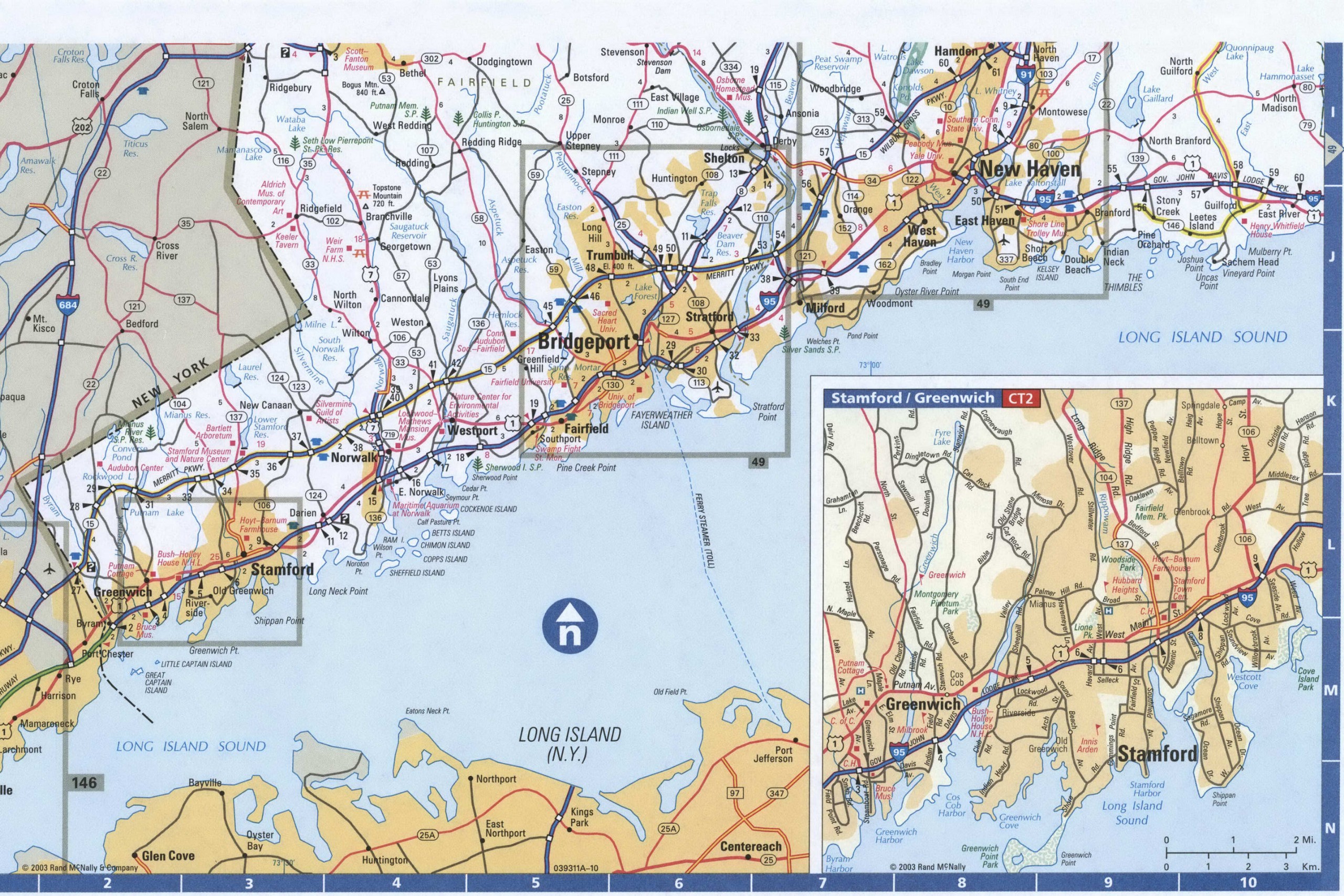 Western Connecticut map. A detailed map of all the roads in the state of Connecticut with distances between cities and towns. Western Connecticut map. A detailed map of all the roads in the state of Connecticut with distances between cities and towns.
