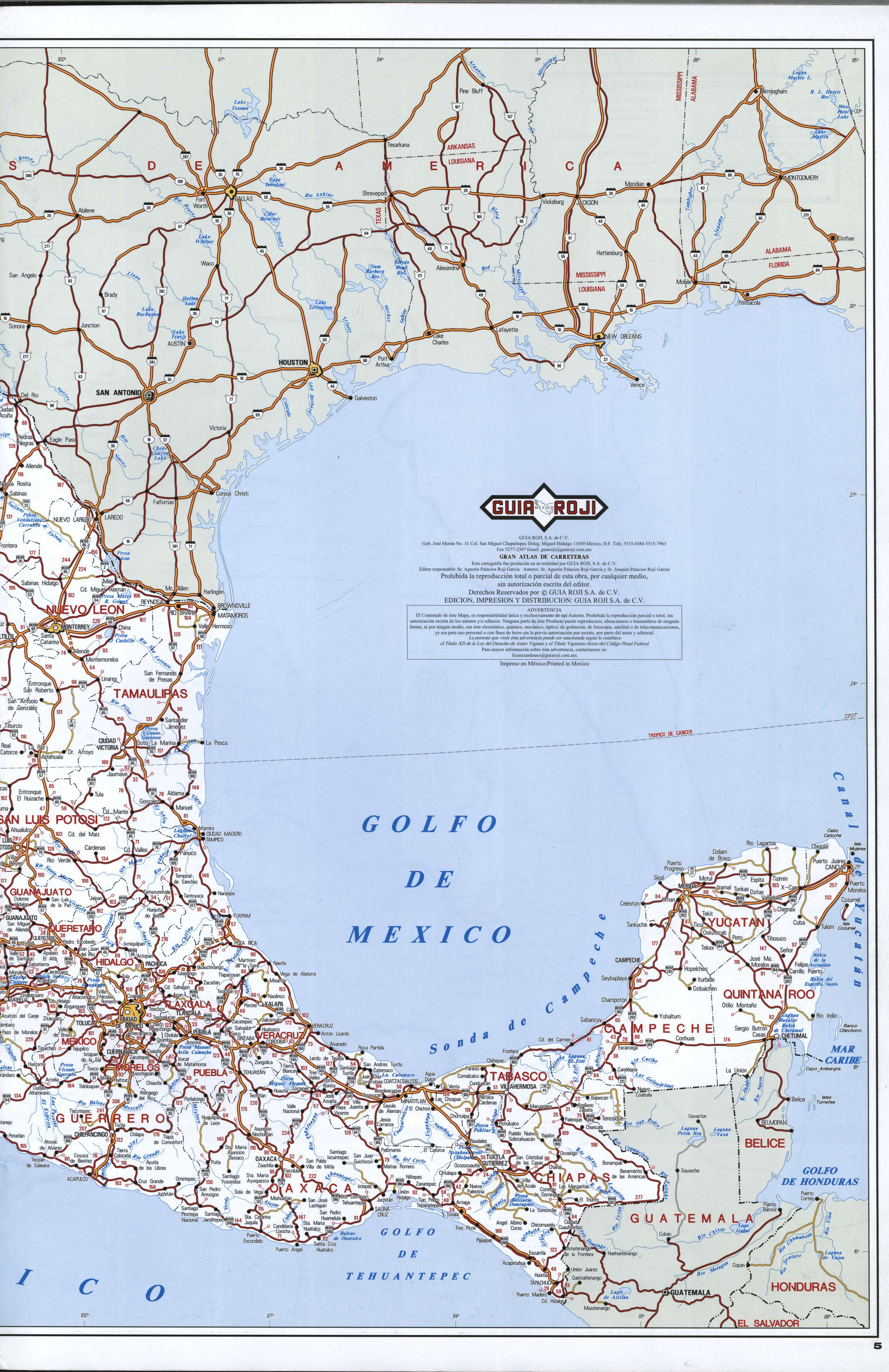 Mexico map. Detailed map of Mexico with cities, roads, and highways. Mexico map. Detailed map of Mexico with cities, roads, and highways.