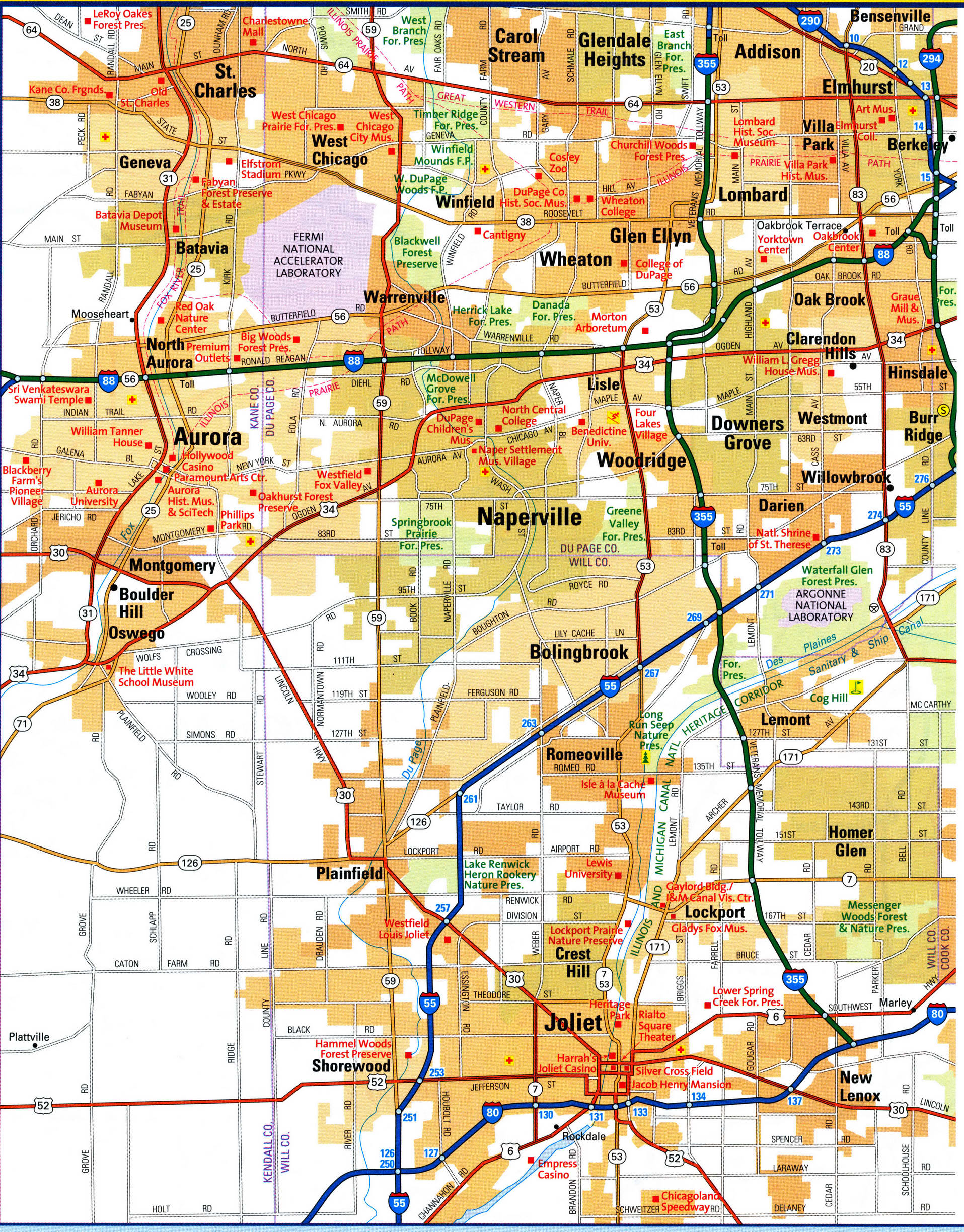 South Chicago city map. Detailed updated map of all roads in Southern Chicago and the suburbs South Chicago city map. Detailed updated map of all roads in Southern Chicago and the suburbs