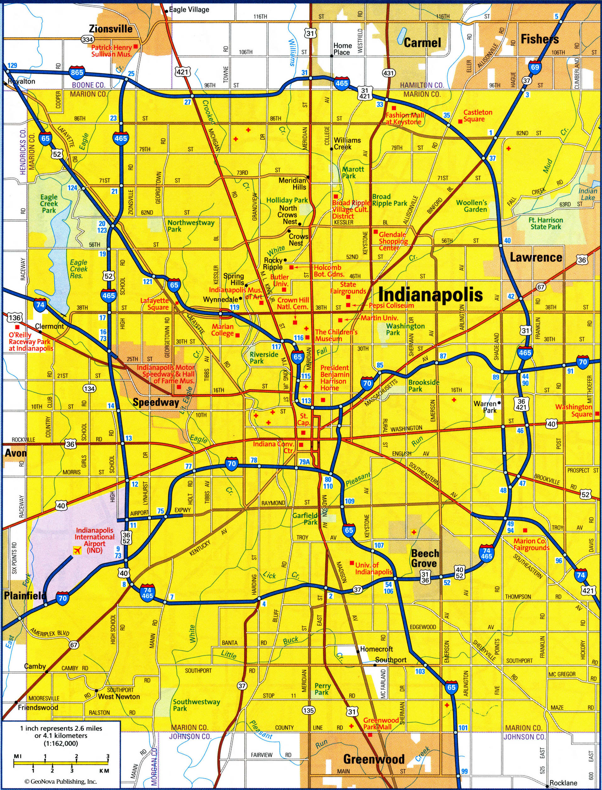 map of Indianapolis city. Detailed updated map of all roads in Indianapolis and the suburbs map of Indianapolis city. Detailed updated map of all roads in Indianapolis and the suburbs
