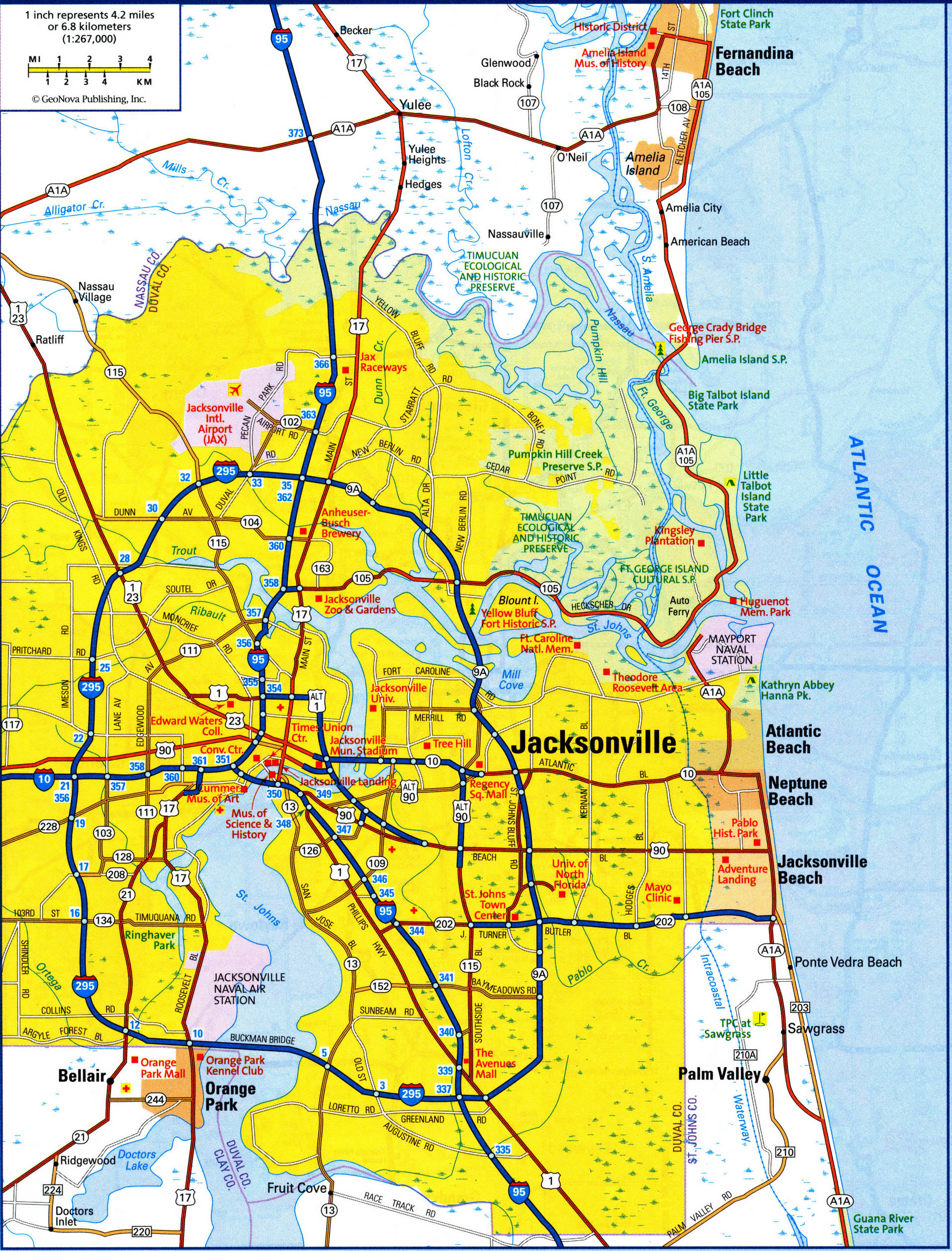 map of Jacksonville city. Detailed updated map of all roads in Jacksonville city and the suburbs map of Jacksonville city. Detailed updated map of all roads in Jacksonville city and the suburbs