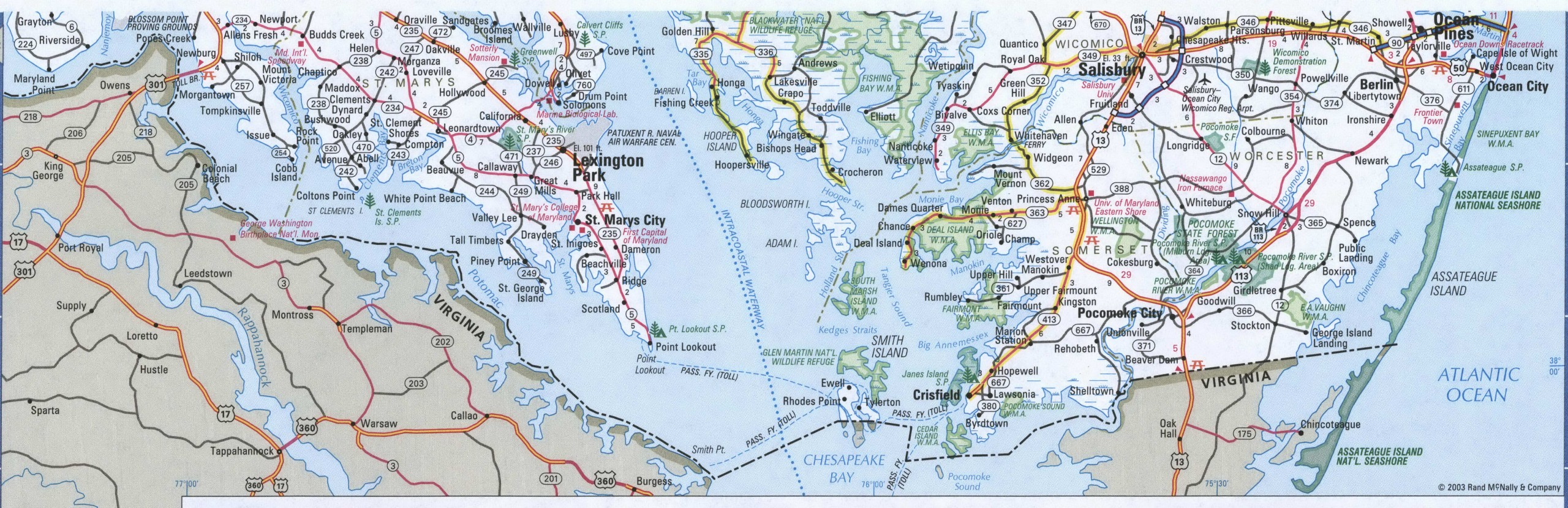 East Maryland map. Detailed map of Maryland with road numbers and distances between cities. East Maryland map. Detailed map of Maryland with road numbers and distances between cities.