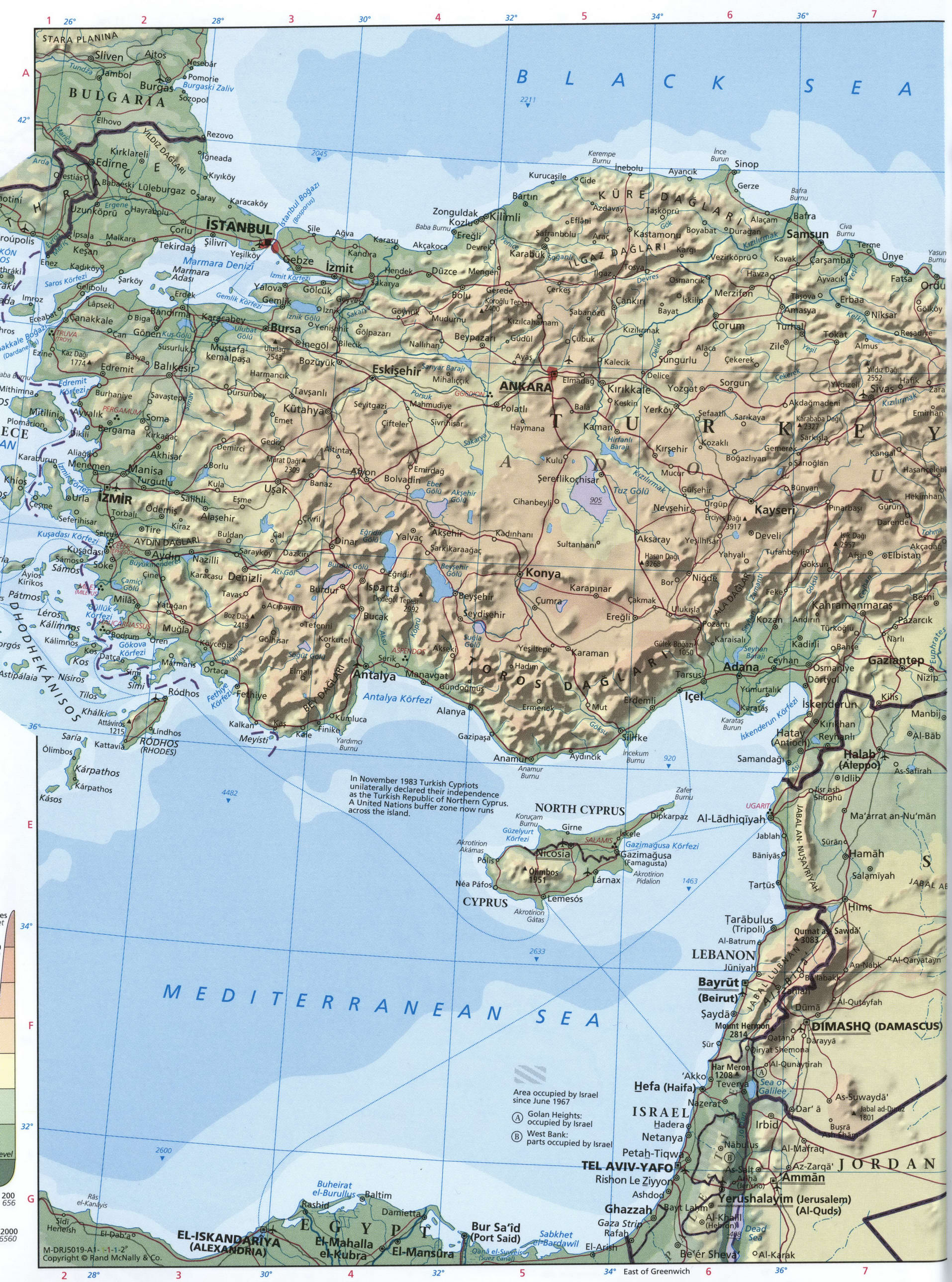 Turkey map Turkey map